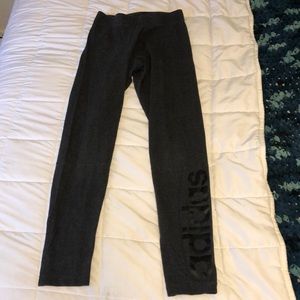 Dark gray adidas leggings